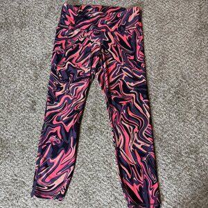 Under Armour Leggings Womens Large Multicolor Compression Style 1365338 Athletic